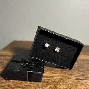 Moissanite 2 ct Stud Earrings